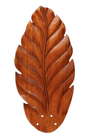 Emerson B50DO Hand Carved Leaf Blades, 23-Inch Long, 11-Inch Wide, Dark Oak, Set of 5 