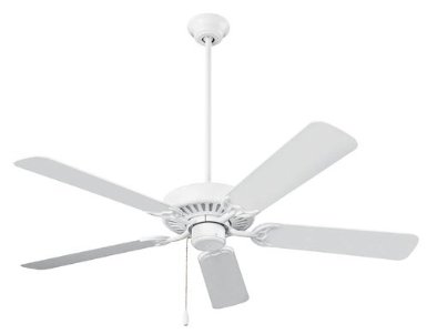  NuTone Model CFS52WH Ceiling Fan, White Finish, 52-inch, Dual Finish Blades, Energy Star 